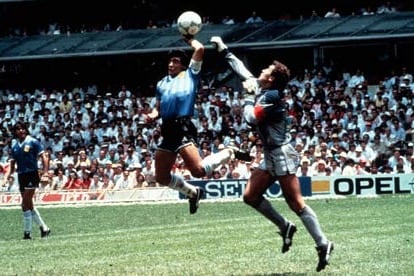 World Football's 10 Most Infamous Handballs in History