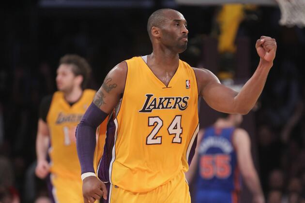 Kobe Bryant Leads the Way on First-Month All-NBA Team Selections