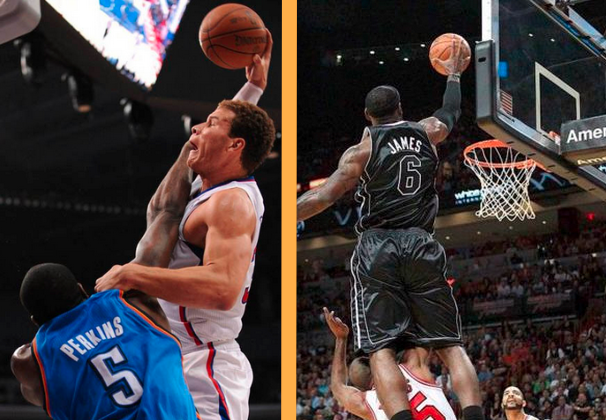 Dunk of the Year: LeBron James over Lucas or Blake Griffin over Perkins?