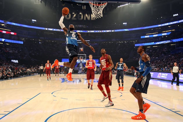 2012 NBA All-Star Game: The 10 Best Dunks from Yesterday's Jam Parade