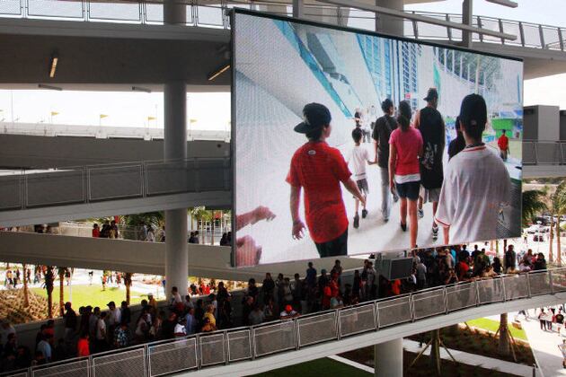 A Look Inside Marlins' New Ballpark