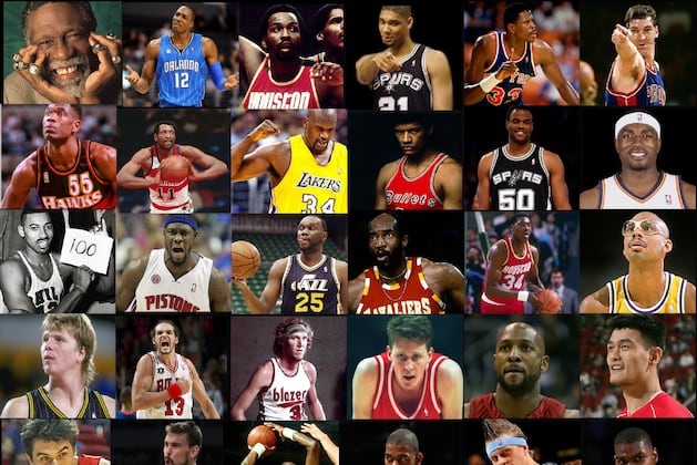 64-Player March Madness NBA Legends vs. Current Stars Tourney, Center Edition