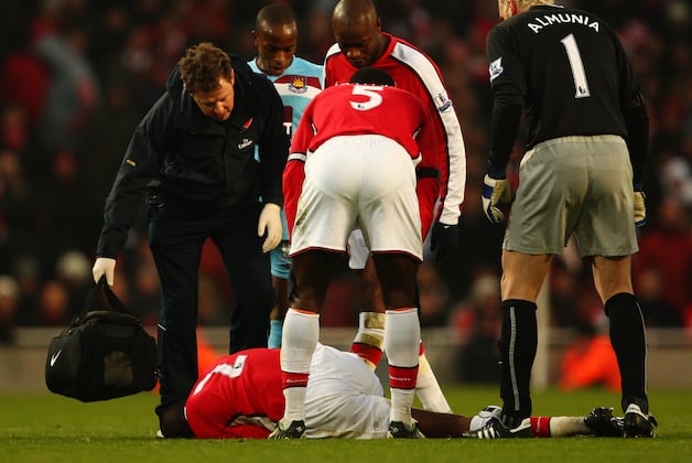 Arsenal: Chronicling Abou Diaby's Major Injuries at the Club