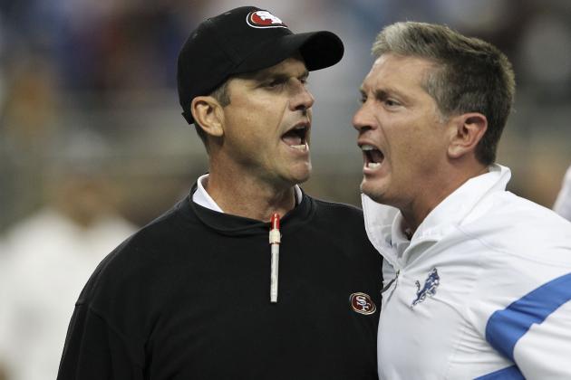 Jim Harbaugh vs. Jim Schwartz: 5 Predictions for Round 2 of Budding Rivalry