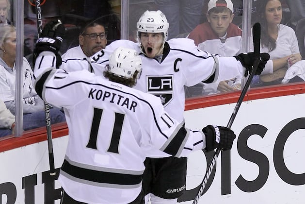 NHL Playoffs 2012: 3 Stars from Game 1 of the Kings vs. Coyotes Series