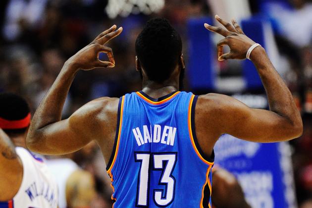 NBA Playoffs 2012: Power Ranking James Harden and the Best Sixth Men
