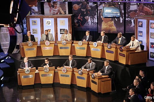 NBA Draft Lottery 2012: Who's Representing the Teams?
