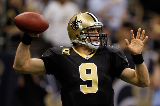 Fantasy Football 2012: Drew Brees and 6 Studs Who Won't Repeat Huge Numbers