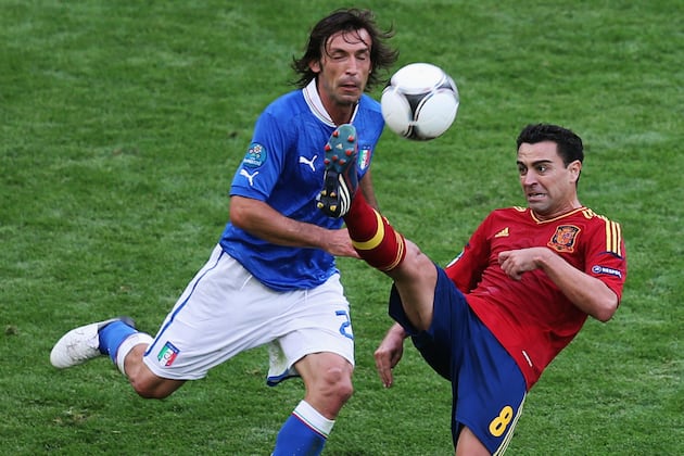 Euro 2012 Final: Why Xavi Hernandez vs. Andrea Pirlo Is the Key Duel