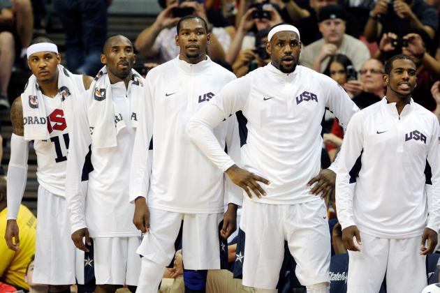 London 2012: LeBron James, Kobe Bryant and Team USA's 5 Best Lineups