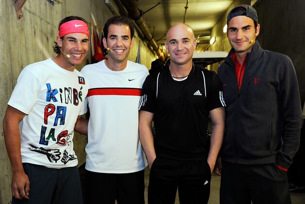 Roger Federer, Rafael Nadal, Novak Djokovic and 16 US Open Champions in One Draw