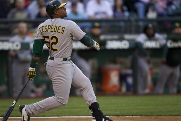 Where Yoenis Cespedes Ranks on List of A's All-Time Rookie Power Hitters