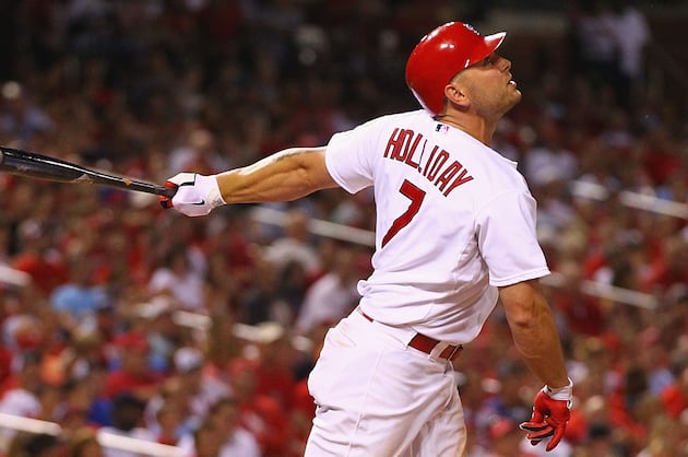 NL MVP Rankings: Cardinals' Matt Holliday Swings into the Top 5