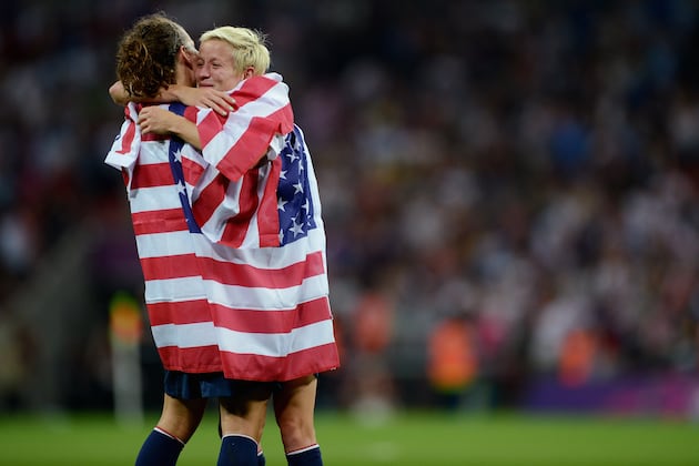 USA vs. Japan: Best Photos from Women's Olympic Soccer Gold Medal Match