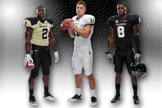 Vanderbilt Football Uniforms: Check out the Commodores' New 2012 Design
