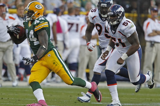 Jermichael Finley and Green Bay Packers Players with Bad 2012 NFL Training Camps