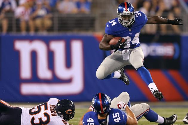 New York Giants: Odds on David Wilson Completing His 2012 Goals