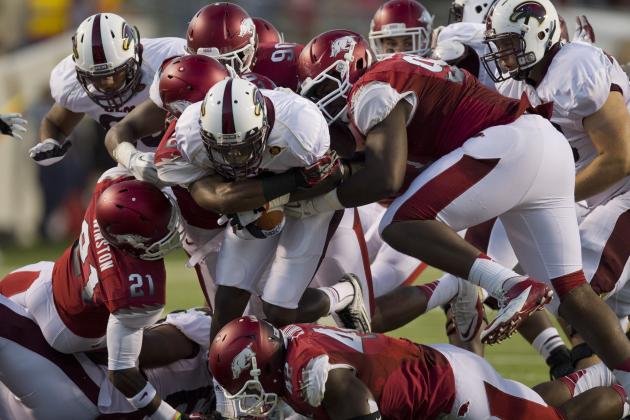 Arkansas Football: Grading All 22 Starting Positions from the Week 2 Upset