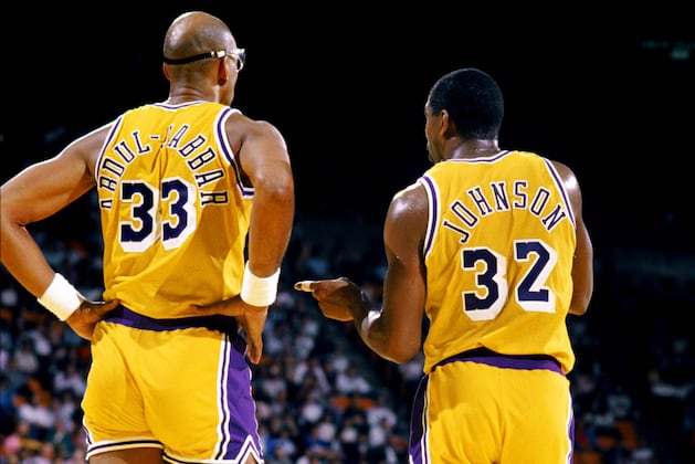 9 Things the 2013 Lakers Can Learn from Magic Johnson-Kareem Abdul-Jabbar Lakers
