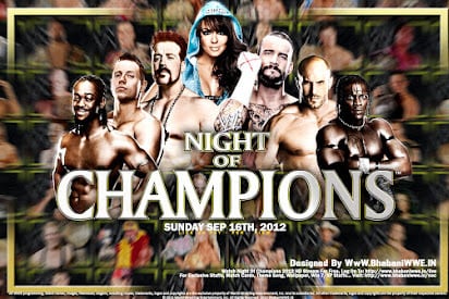 WWE Night of Champions 2012: Power Ranking Matches Based on Potential Excitement