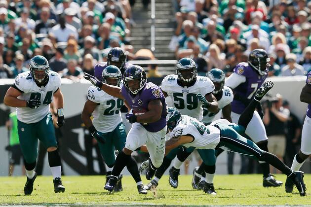 5 Biggest Studs in Baltimore Ravens-Philadelphia Eagles Bloodbath