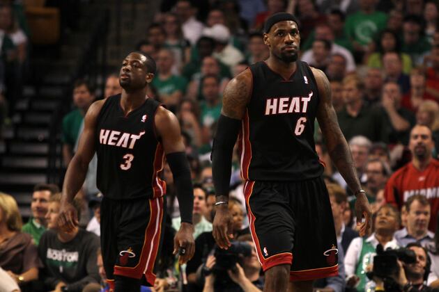 Top 10 LeBron James-Dwyane Wade Highlights from 2011-12