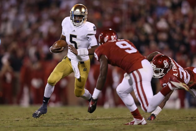 Notre Dame Football: Grading Winners and Losers from Week 9 Win over Oklahoma