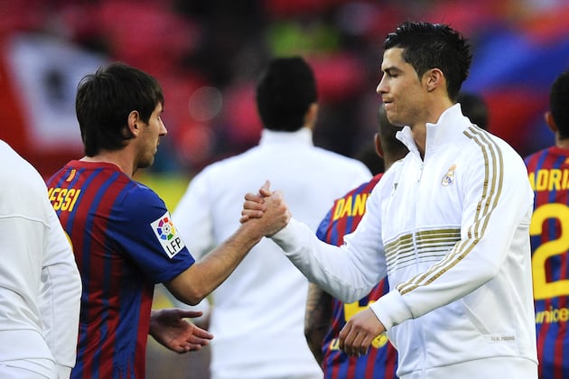 Ronaldo, Messi and the Liga Team of 2012