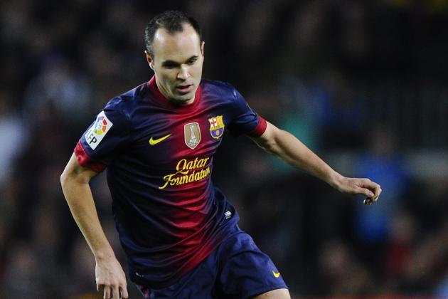 Stats Leaders for 2012-13 Season so Far: Feat. Xavi, Iniesta, Ronaldo, Messi