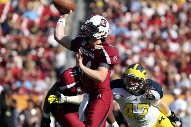 Outback Bowl 2013: Grading South Carolina and Michigan's Performances
