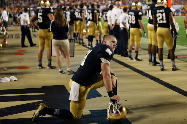 Notre Dame vs. Alabama: Postgame Grades for Irish's 2013 BCS National Title Loss