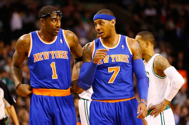 Updated Grades for Carmelo Anthony-Amar'e Stoudemire Pairing