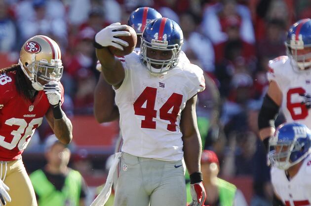 Odds on Where Ahmad Bradshaw Will Play in 2013
