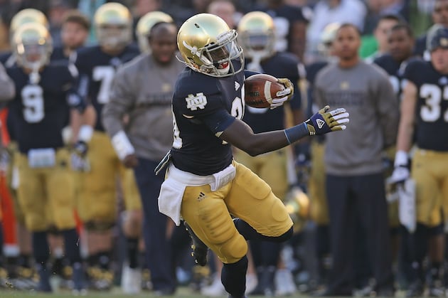 Cierre Wood: Video Highlights for Former Notre Dame Running Back