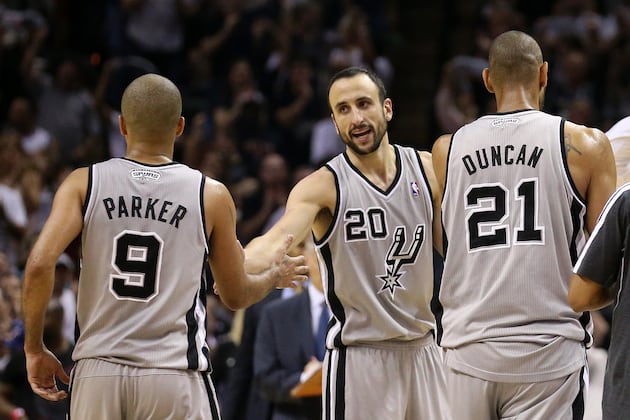 Where Tim Duncan's Big 3 Ranks with Greatest NBA Playoff Trios