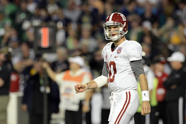 Alabama Football: Over/Under Stat Projections for AJ McCarron in 2013