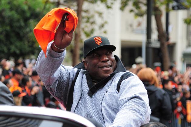 Handing out First-Half Awards to San Francisco Giants Players