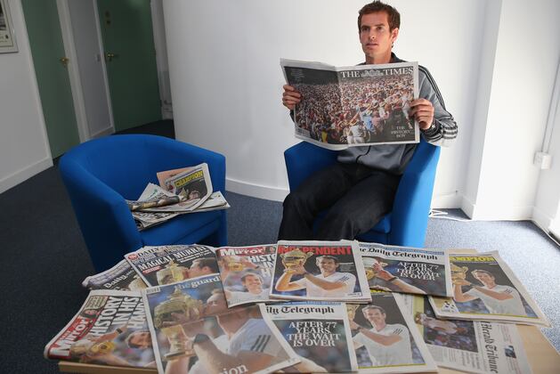 Front Pages Around the World Celebrate Andy Murray's Wimbledon Championship