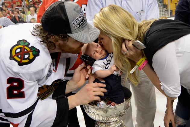 Athletes Celebrating with Their Kids