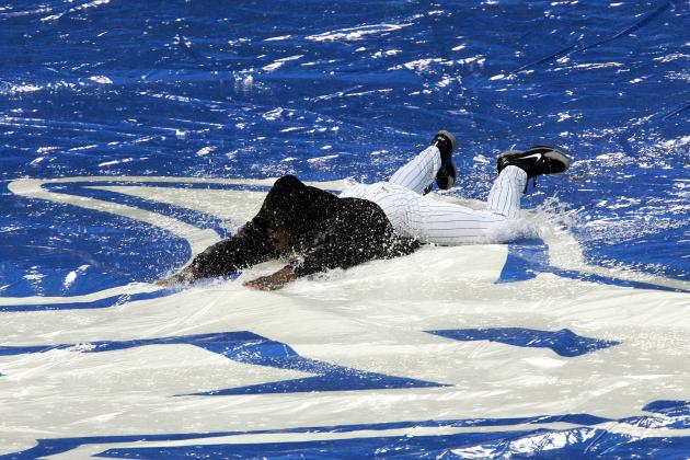 15 Great Moments in Rain Delay History