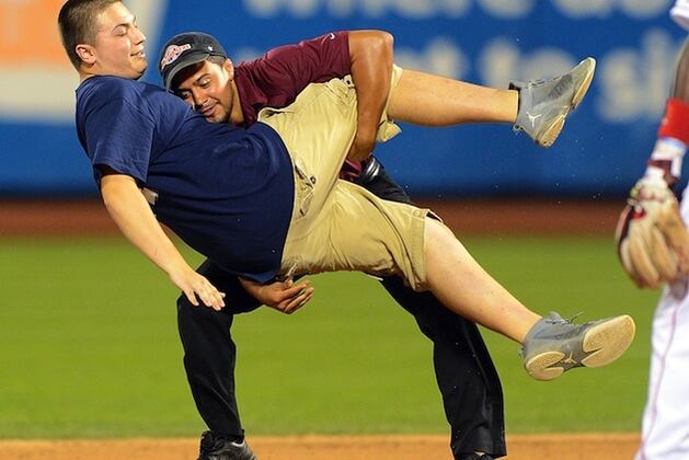 Epic Videos of Field Crashers Getting Tackled