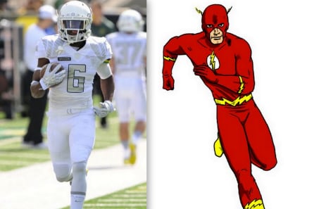 College Football Top Players, Coaches as Superheroes and Villains