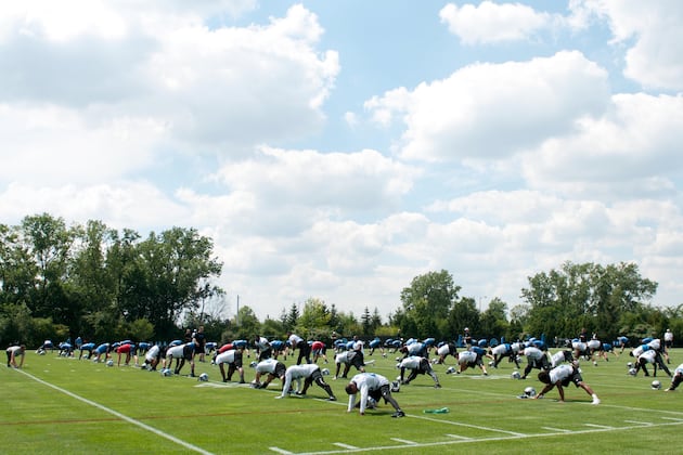 Detroit Lions Training Camp Photo Gallery