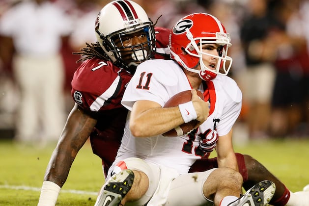 Georgia vs. South Carolina: Aaron Murray's 5 Keys to Surviving Jadeveon Clowney
