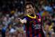 BARCELONA, SPAIN - SEPTEMBER 18: Neymar of FC Barcelona reacts during the UEFA Champions League Group H match between FC Barcelona and Ajax Amsterdam ag the Camp Nou stadium on September 18, 2013 in Barcelona, Spain. (Photo by David Ramos/Getty Images)