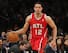 NEW YORK, NY - APRIL 17: John Jenkins #12 of the Atlanta Hawks dribbles the ball against the New York Knicks at Madison Square Garden on April 17, 2013 in New York City. The Knicks defeated the Hawks 98-92. NOTE TO USER: User expressly acknowledges and a