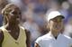Serena Williams and Martina Hingis in 2001. They have 22 Grand Slam titles between them.