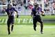 Damien Proby (right) had one of Northwestern's two defensive touchdowns.
