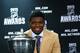 P.K. Subban with his Norris Trophy in 2013.