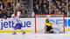 Brendan Gallagher scores against the Bruins last season.